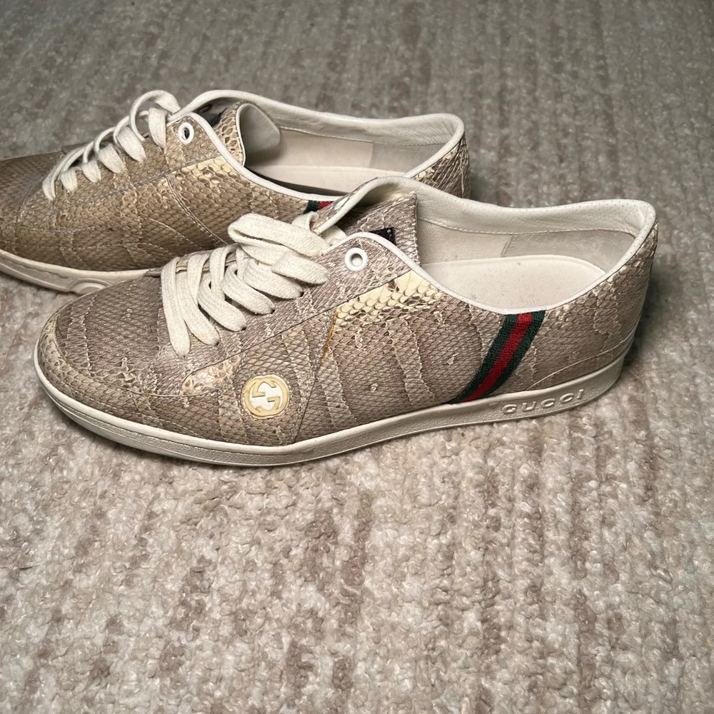 Gucci python sneakers - Picture 2 of 8